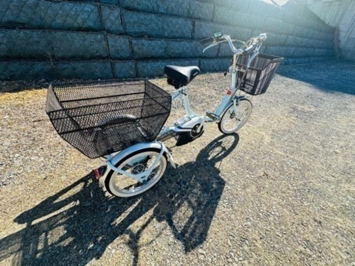 お値下げ！★ヤマハ パスワゴン★電動アシスト自転車 三輪車★新品バッテリー付