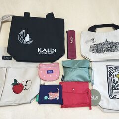 KALDI カルディコーヒー バック、小物9点セット