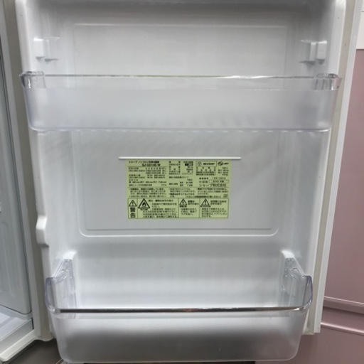SHARP 2ドア冷蔵庫　137L 2019年製
