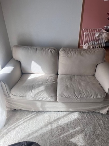 [取引中]IKEA 2人掛けソファ エークトルプ EKTORP