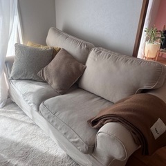 [取引中]IKEA 2人掛けソファ エークトルプ EKTORPの画像