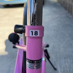 18インチ　女の子自転車の画像