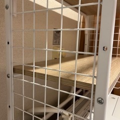 アイリスオーヤマ　ランドリーラック　白の画像