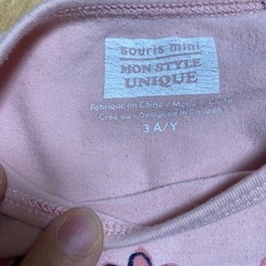 3才用　Tシャツ（ピンク）の画像