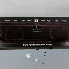 美品！TOA 200W×2ch デュアルパワーアンプ　P-120Dの画像