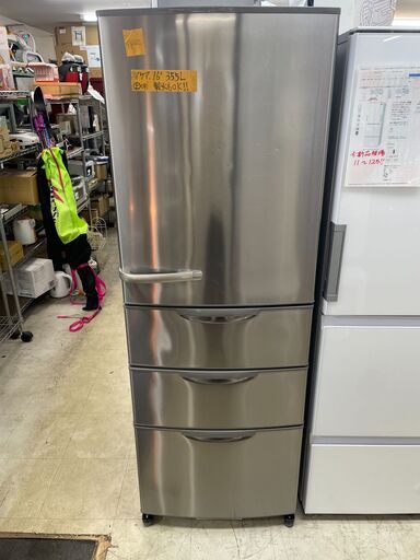リサイクルショップどりーむ荒田店 No9882 冷蔵庫　４ドア　アクア　３５５L　２０１６年製　動作確認OK♪　自動製氷機能付きで便利♪