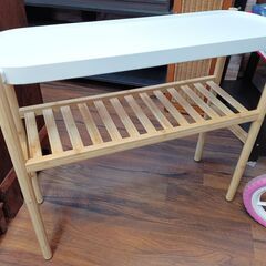 IKEA　SATSUMAS　バンブープラントスタンド　竹　シェル...