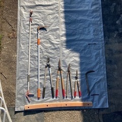 刈込　太枝　高枝など　剪定・草刈り用農具セットの画像