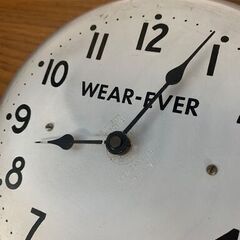 ✨🔔期間限定🔥ジモティー特別価格🔔✨ WEAR-EVER ビンテージフライパン 壁掛け時計の画像
