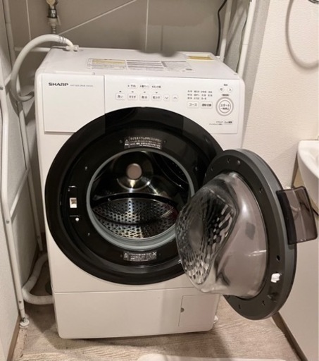 譲り先決まりました【美品】SHARPドラム式洗濯機7kg ES-S7G