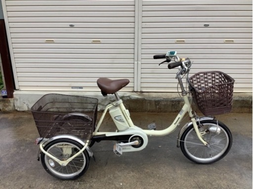 303  パナソニック新機種電動アシスト自転車viviライフ18-16インチ　アイボリー