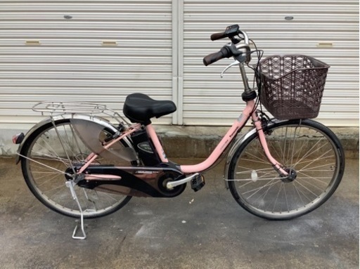 305  パナソニック新機種電動アシスト自転車viviDX26インチ  ピンクボディー
