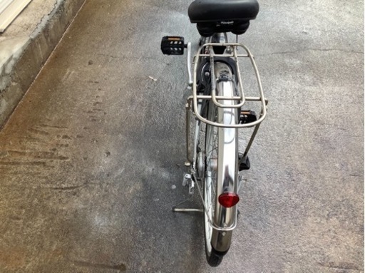 306  パナソニック新機種電動アシスト自転車viviTX24インチシルバーボディー