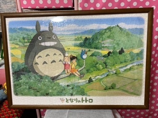 トトロのジグソーパズル　額付き
