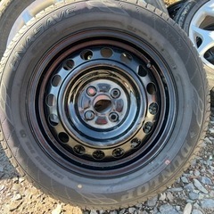 ニッサン　キューブ純正　鉄ホイール