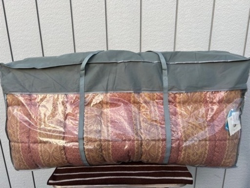 新品未使用品■ブリヂストン 敷布団 エルトン ダブルサイズ■敷き布団 敷ふとん フレンチウール 日本製■幅140×長さ210cm