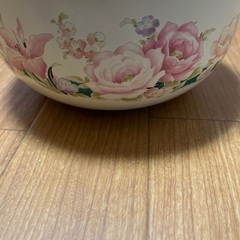 17日までに問い合わせがない場合寄附します。琺瑯ボウルの画像