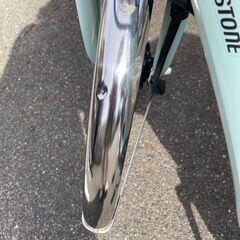 【バッテリー交換済み】ブリヂストン BRIDGESTONE F6AB27 3P70EE0 [電動アシスト自転車 FRONTIA（フロンティア） 26型 内装3段変速 P.Xオパールミント]の画像
