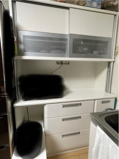 ニトリ！大容量美品食器棚！！