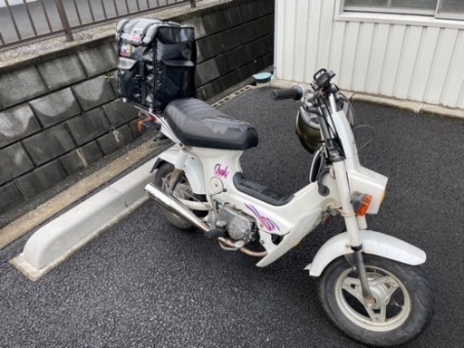 ホンダ　角目　シャリー　cf50　モンキーエンジン　実働　黄色ナンバー　カスタム　4mini バイク