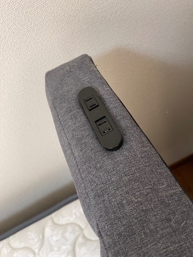 組み立てベッド　シングル　コンセント付き