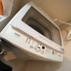 AQUA 8kg 2020年製　全自動の画像