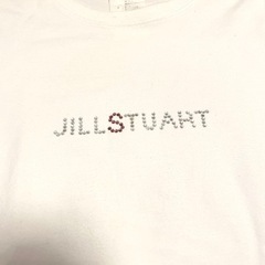 ジルスチュアート❤半袖Tシャツ　ラインストーンロゴ　レディース　シャツ　トップス　Sサイズの画像