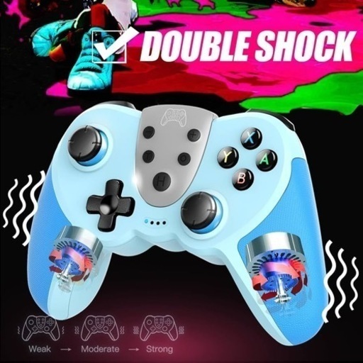 Switch コントローラー★セット ワイヤレス ジャイロセンサー ブルー