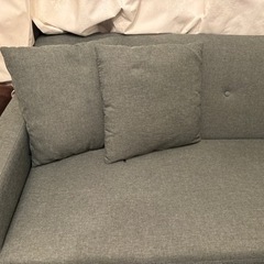3人用ソファ　オットーマン付き　美品の画像