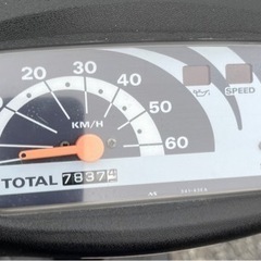 727. 動画あり　スズキ　レッツ2  原付　バイク　50cc   2スト　車体　埼玉の画像