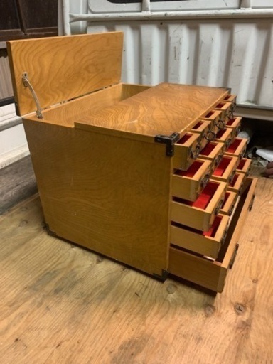 五段小引出し キャビネット 小物入れ 整理箪笥 小箪笥 アンティーク 小箪笥　小物入れ　アンティーク