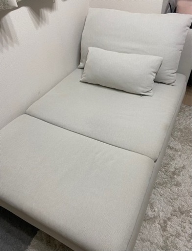 IKEA ソファ ソーデルハムン 寝椅子, ベージュ