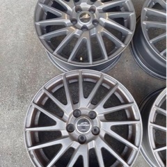 16インチアルミホイール 16×6.5J 100 5H ガリ傷無し 4本セット トヨタ スバル等にの画像