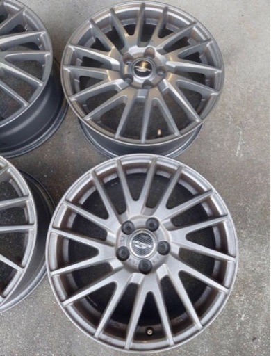 16インチアルミホイール 16×6.5J 100 5H ガリ傷無し 4本セット トヨタ スバル等に