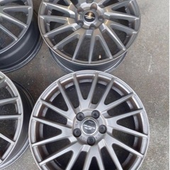 16インチアルミホイール 16×6.5J 100 5H ガリ傷無し 4本セット トヨタ スバル等にの画像