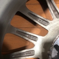 16インチアルミホイール 16×6.5J 100 5H ガリ傷無し 4本セット トヨタ スバル等にの画像