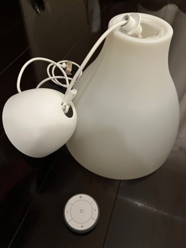 ※お引き渡し者決定しました。　IKEA シーリングライト【リモコンで色や光の強さを変えれます】