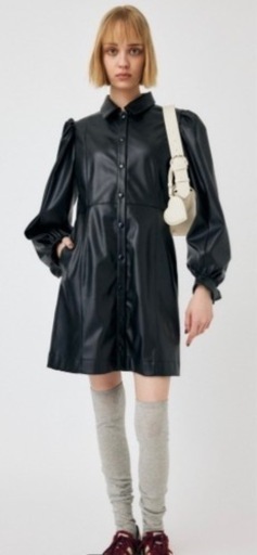 moussy / フェイクレザーミニワンピース