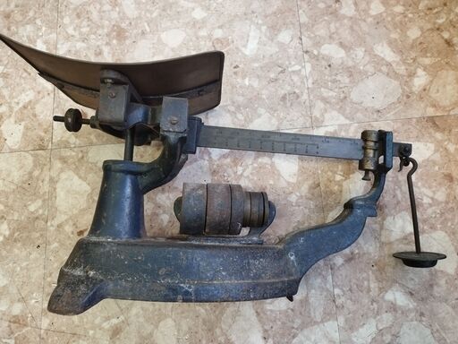 アンティーク 秤量り 古道具 増しおもり付き インテリア