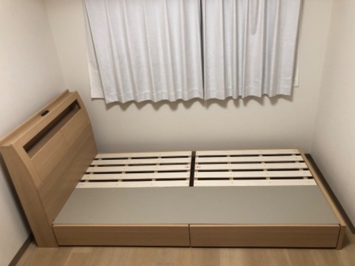 ニトリ　シングルベッドフレーム・マットレス