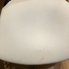 ニトリ　折りたたみダイニングテーブル　ホワイトの画像