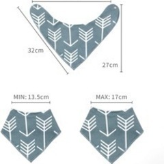 ベビー 三角スタイ よだれかけ 赤ちゃん ビブ 8枚セット 綿 柔らかいの画像