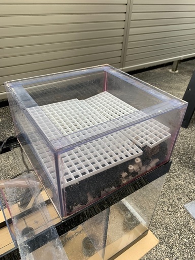 アクリル水槽 120×60×45 オーバーフロー濾過槽付き