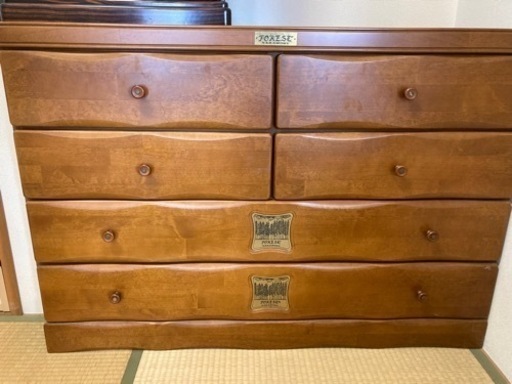 【訂正　2/20迄最終お値引き】天然杢　チェスト