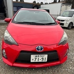 アクアSグレード車検付き