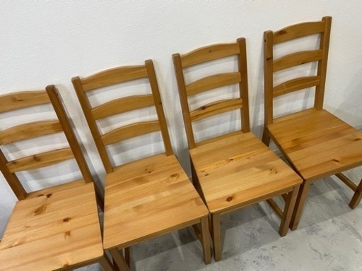 【商談中】IKEA イス4脚セット