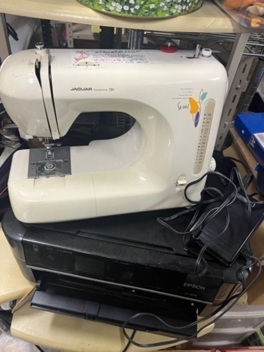 JAGUAR 電動ミシン SK-001 ジャガー コンパクトミシン 裁縫 クラフト 手工芸 リメイク ハンドメイド