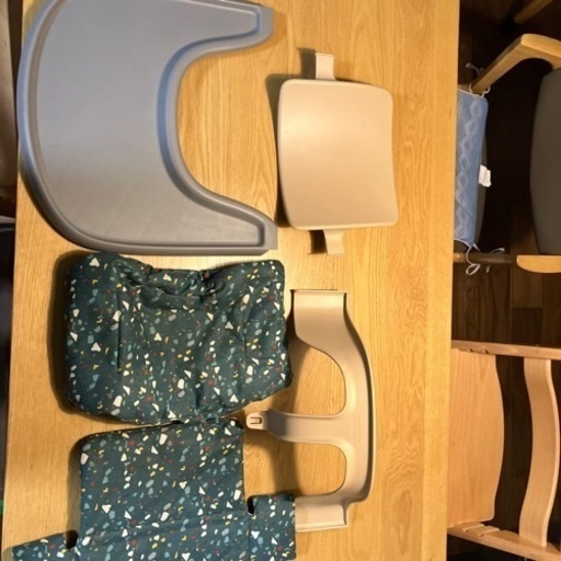 ストッケ ベビーセット ナチュラル トレイ クッション付き