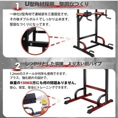 BangTong&Li 懸垂マシン　耐荷重150kgの画像