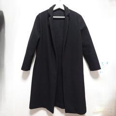 アウター レディース チェスターコート ストレッチ  フリーサイズ ブラックの画像